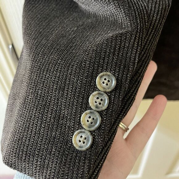 Coconut Grove Brown Corduroy Dress Coat Sport Coat Blazer Cotton Men's Size 46R - Picture 13 of 13